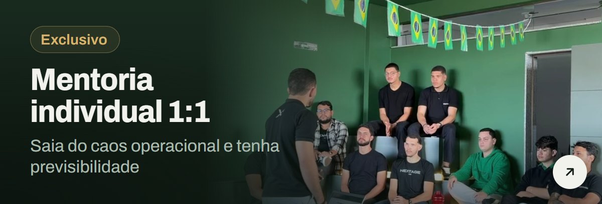 Mentoria individual 1:1 • Saia do caos operacional e tenha previsibilidade
